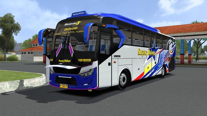 Livery BUSSID Sugeng Rahayu HD Terbaru