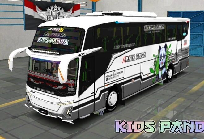 Link Download Livery Bussid Kids Panda Viral & Paling Dicari!