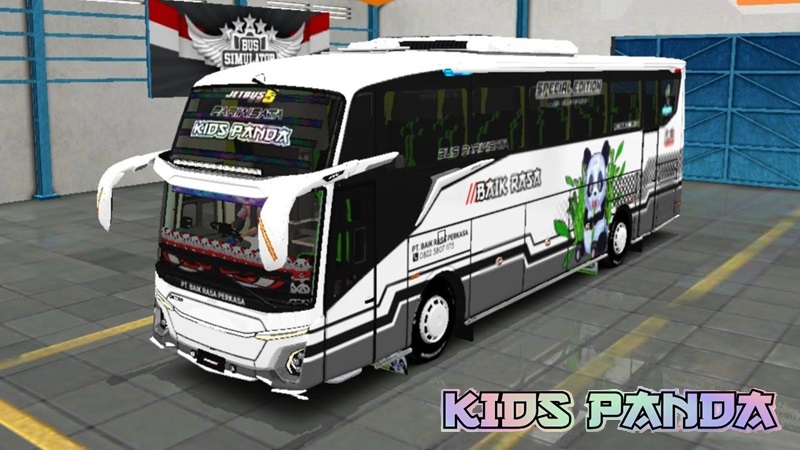 Link Download Livery Bussid Kids Panda Viral & Paling Dicari!
