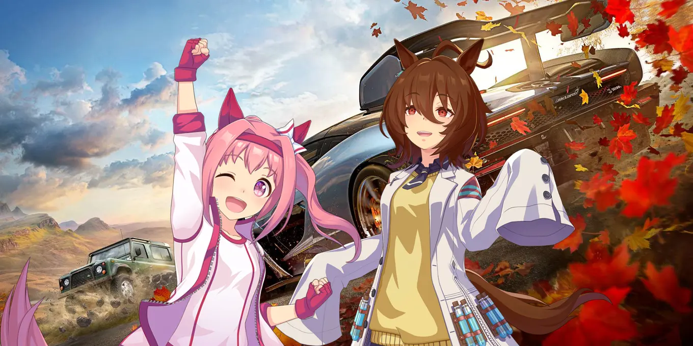 Forza Horizon 4 Tapi Mobilnya Diganti Jadi Umamusume